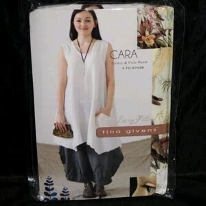Tina Givens Cara Tunic And Fun Pant Sewing Pattern  XS to 2X